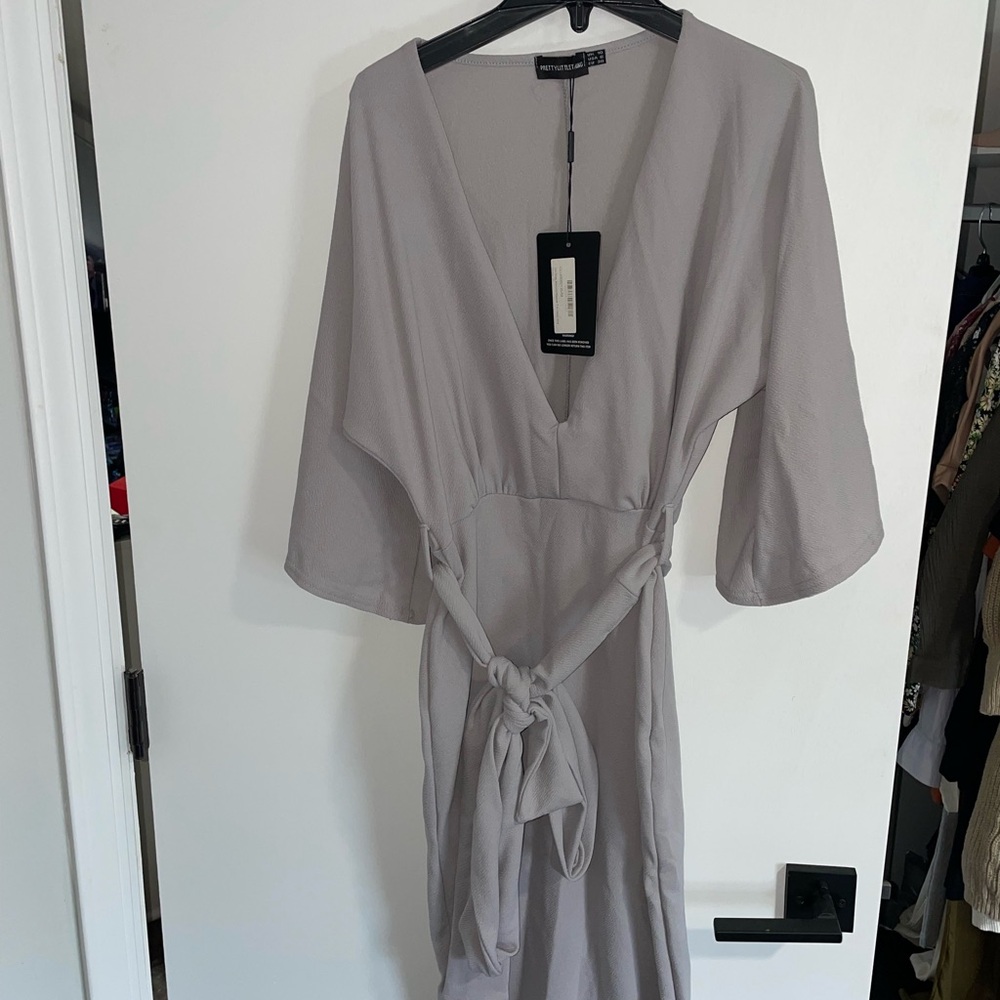 Elegant Gray Dress